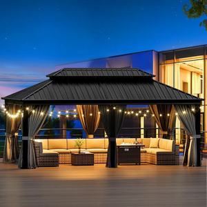 Patio Gazebo with Double Roof