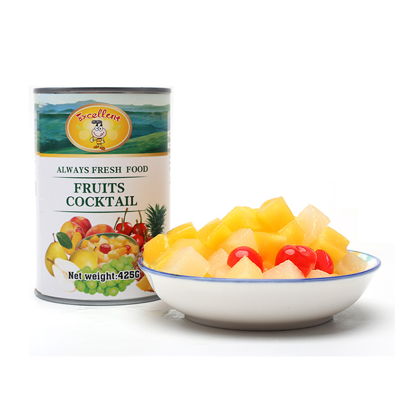 Premium Canned Tropical Fruit Cocktail 15oz in Syrup