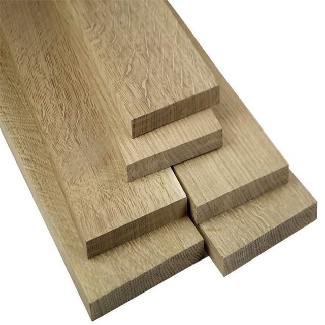 High quality solid wood board KD edged boards timber solid wood boards lumber KD 3-6 m long