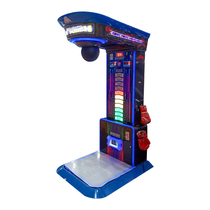 Coin Operated Game Street Amusement Park Electronic Hammer Boxing Machine Arcade Boxing Punch Machine Price For Sale