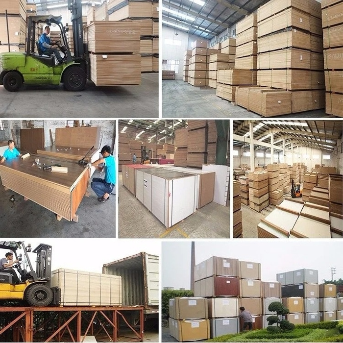 Good Quality Plain MDF Board Double Sides White Melamine MDF Board  factory supply wholesale prices