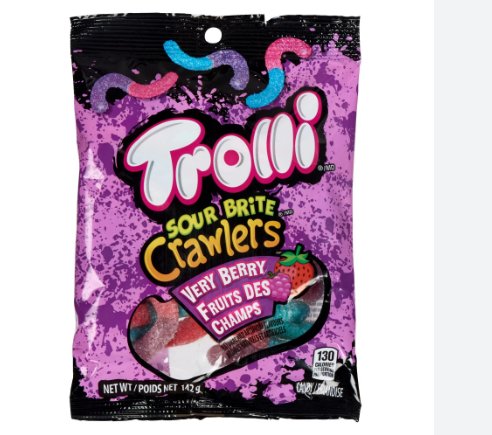 Cheap Trolli Sour Brite Crawlers Very Berry Flavor