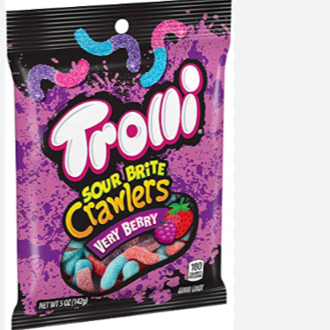 Wholesale price Trolli Sour Brite Crawlers Very Berry Flavor available now.