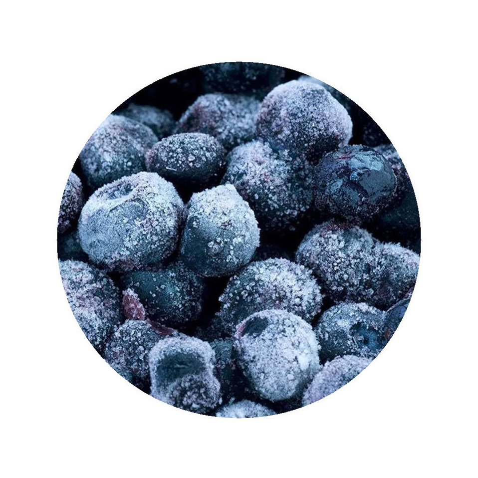 Export bulk IQF frozen blueberry price frozen fruits for juice jam