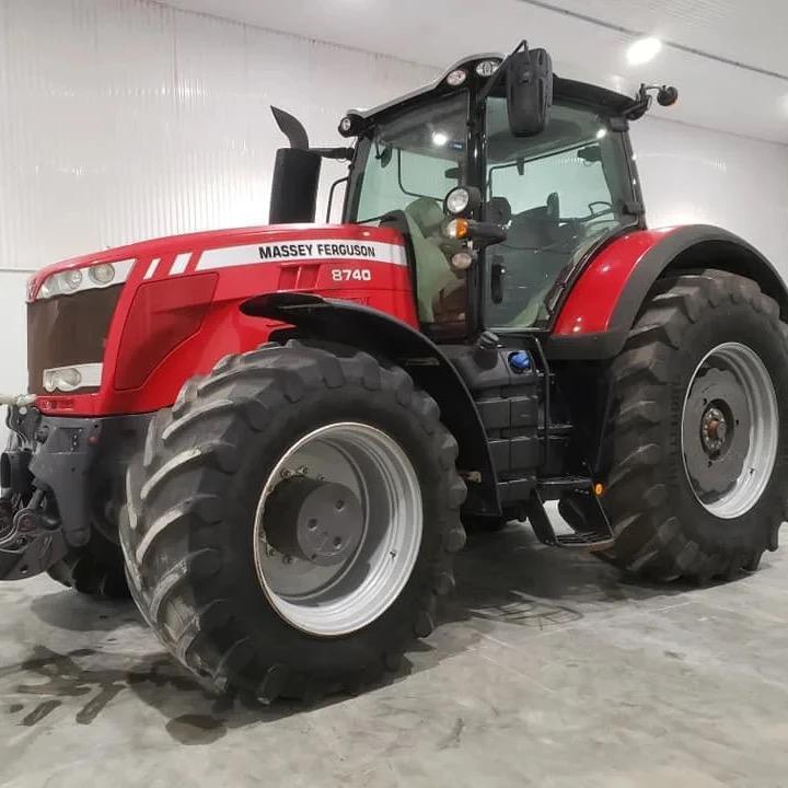 Fairly Used Massey Ferguson MF8740 4x4 Wheel Tractor 4 Cylinder Diesel Engine Farm Tractor