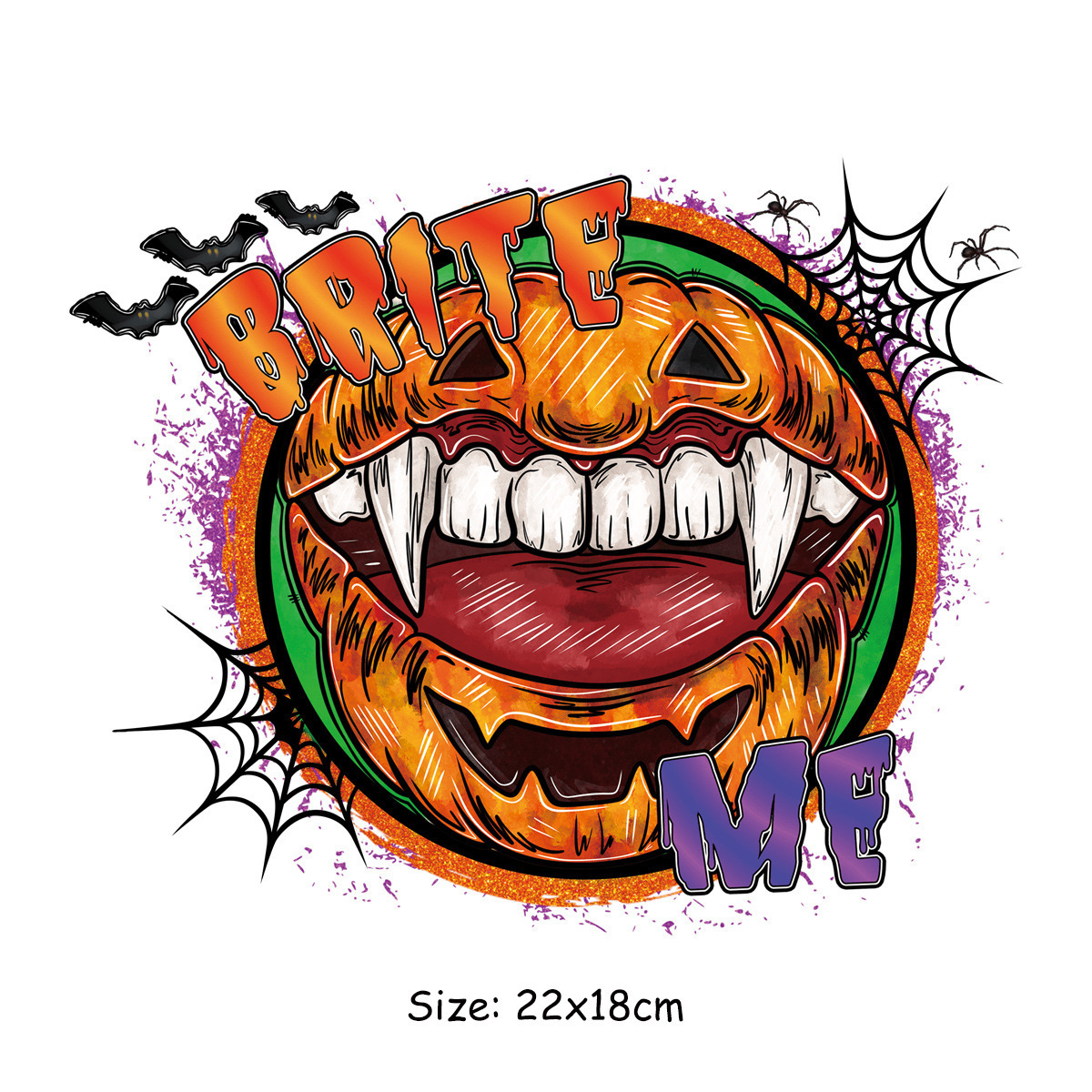 Fall Season New Release Halloween Heat Transfer Printing HOWDY Transfer Sticker Ready to Press on Garment