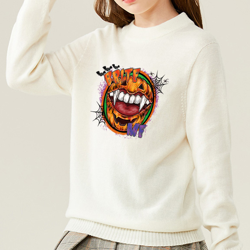 Fall Season New Release Halloween Heat Transfer Printing HOWDY Transfer Sticker Ready to Press on Garment