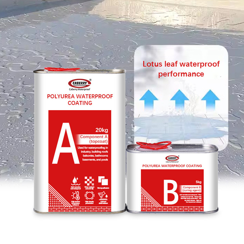 Manufacturer wholesale two-component polyurea anti-corrosion waterproof coating roof outdoor handmade polyurea waterproofing