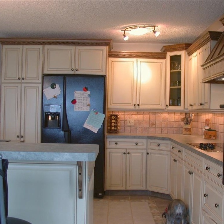 Home Used Solid Wood Kitchen Cabinet Modern White Pantry Cabinets