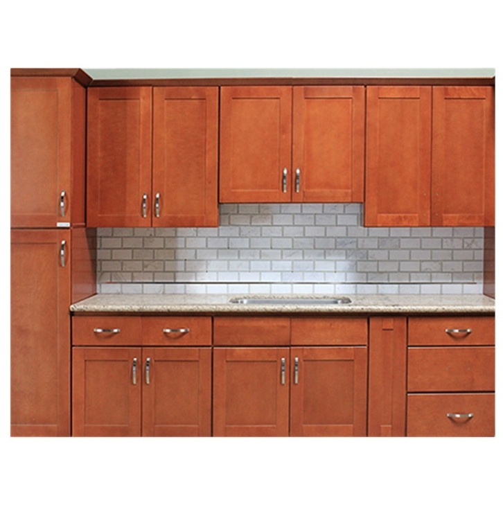 Custom Make American Wooden Kitchen Cabinets in White Grey Espresso Shaker Door Style