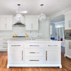 Solid Birch Wood Furniture White Shaker Kitchen Cabinets