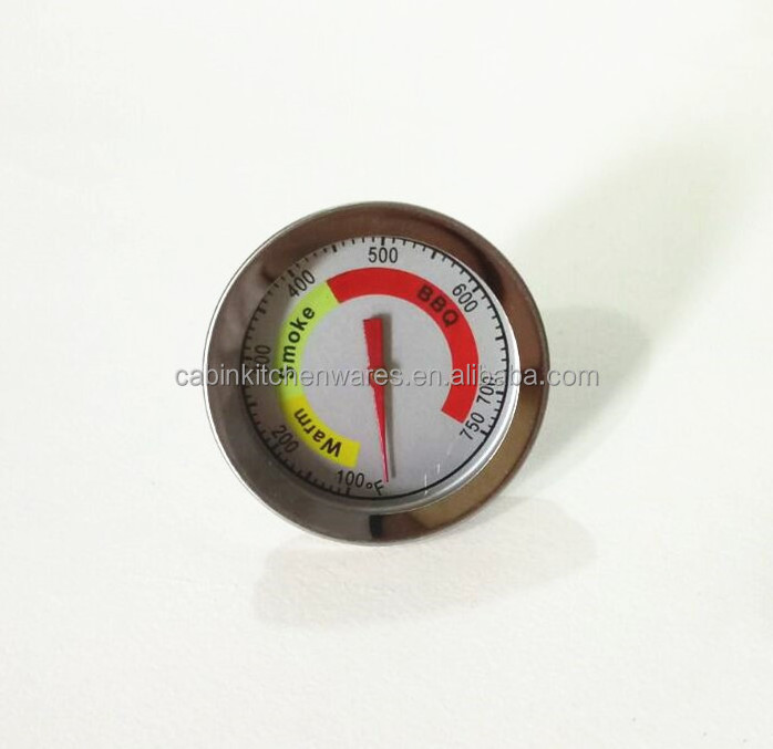 Bimetal Charcoal Pizza Oven Thermometer for Grill and Pizza Ovens