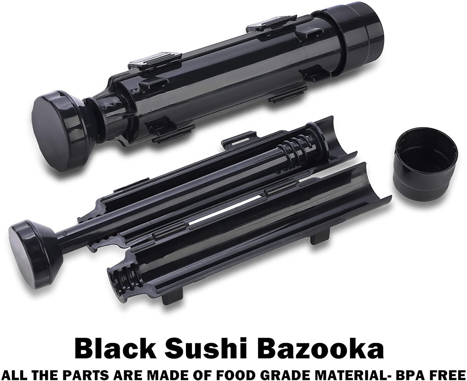 Sushi Making Kit , All In One Sushi Bazooka Maker with Bamboo Mats, Chopsticks, Avocado Slicer