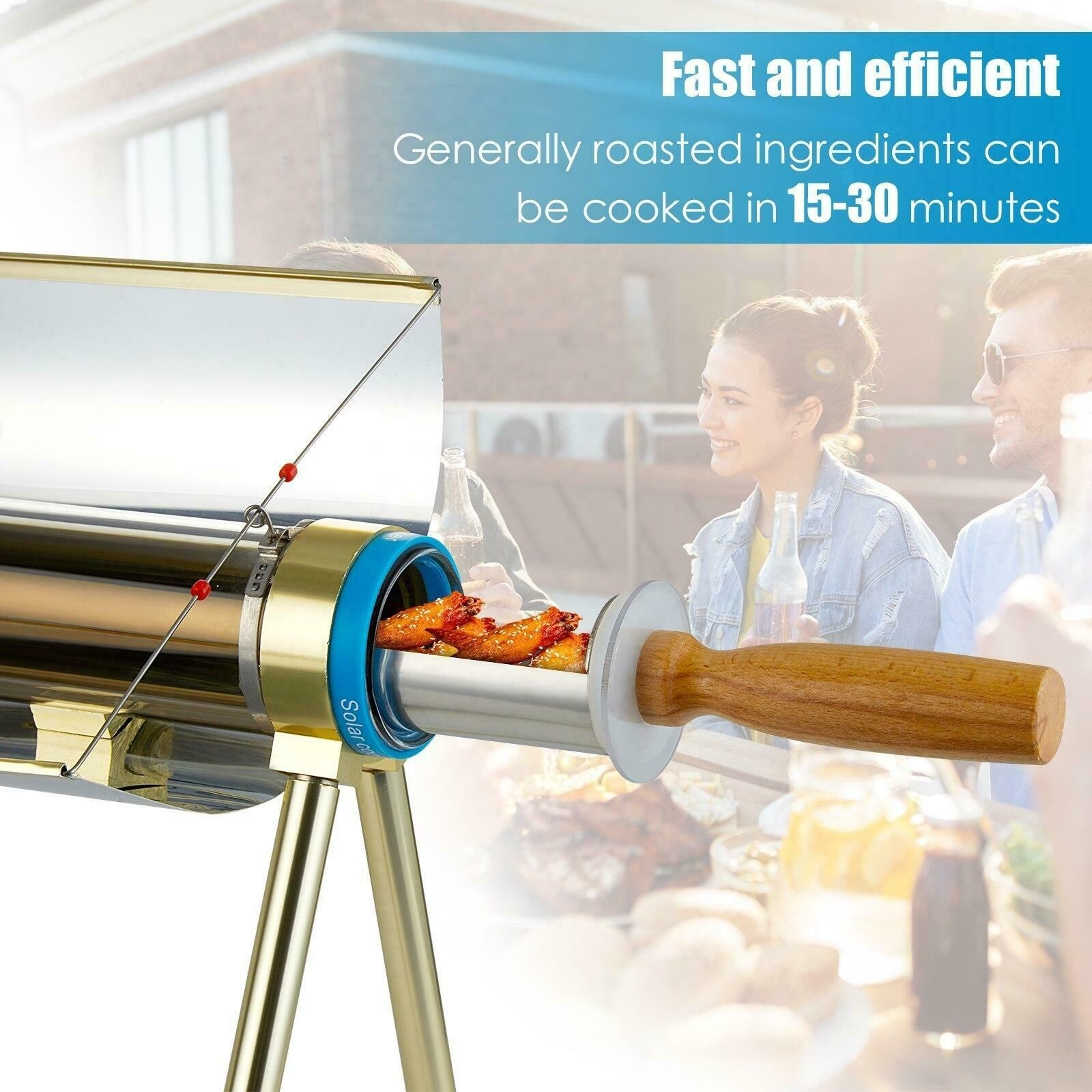 Portable Solar Oven grill ,Sunlight Cooker Camp Stove