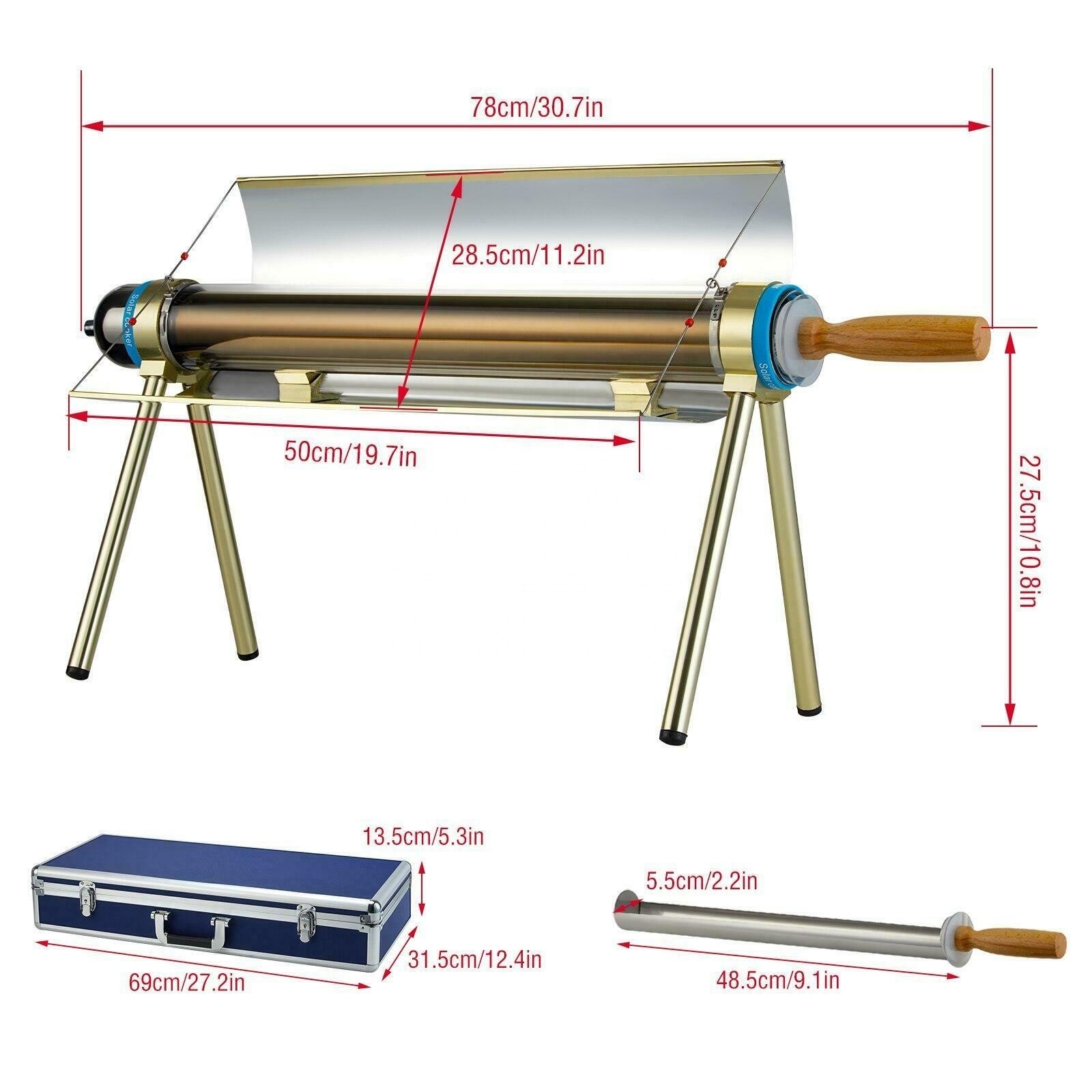 Portable Solar Oven grill ,Sunlight Cooker Camp Stove