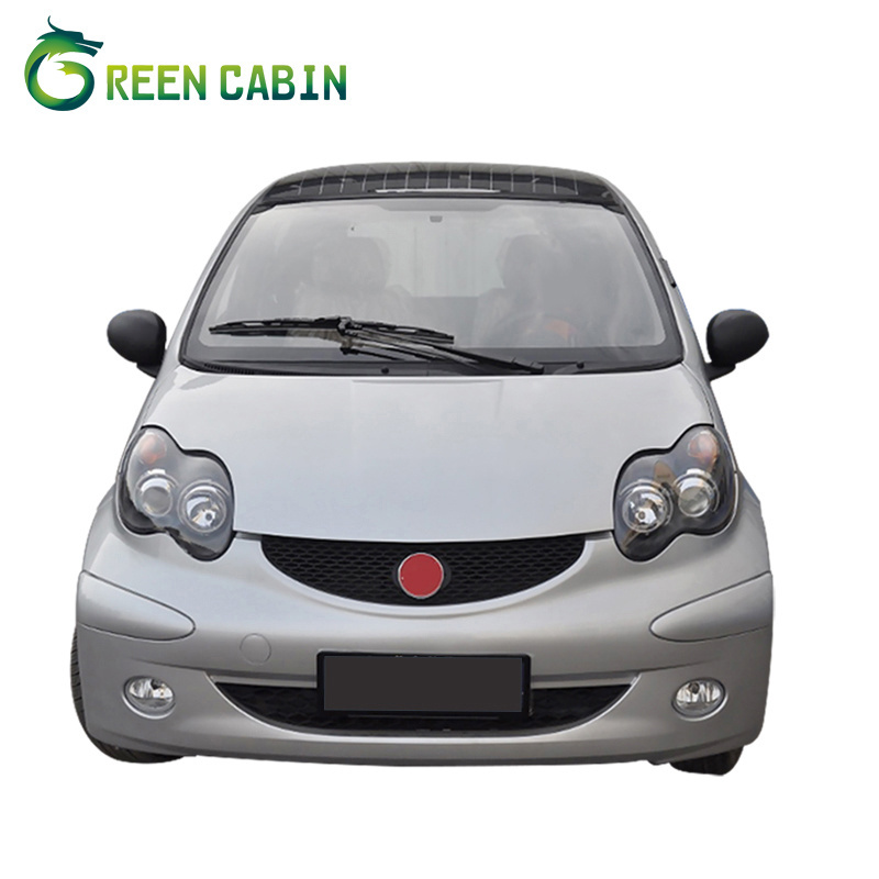 City use solar electric car factory price 4 wheel electric car with solar panel