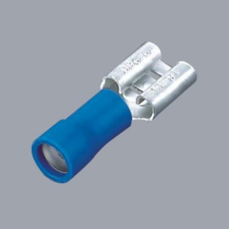 FDD Double Crimp Vinyl-Insulated Female Quick Disconnects Spade Wire Connector Electrical Crimp AWG 22-10  Terminal