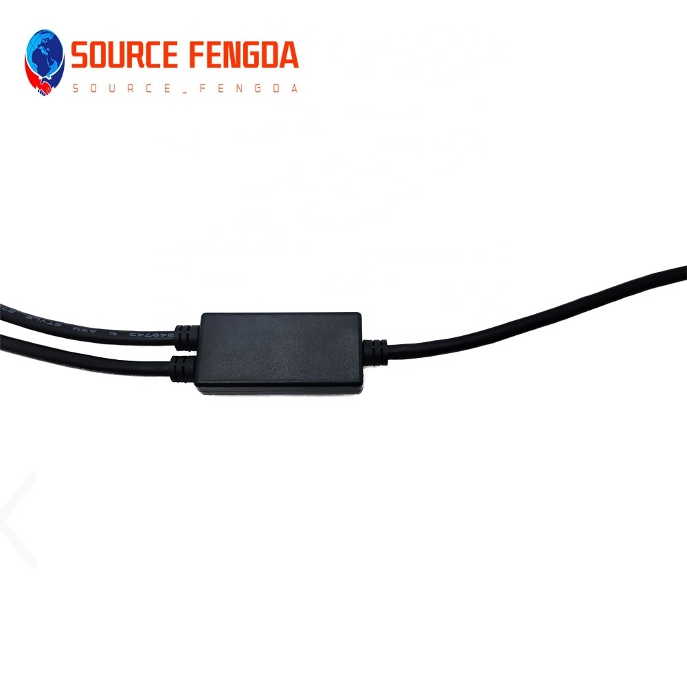 USB2.0 One driver two female to one male charging data transmission expansion hard disk cable