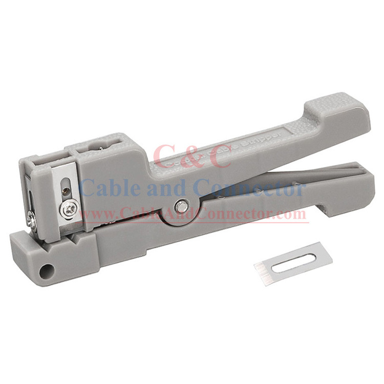 Longitudinal Horizontal Stripping Tool for Lan Cable, CAT5E CAT6 CAT6A UTP FTP Round Cable Stripper