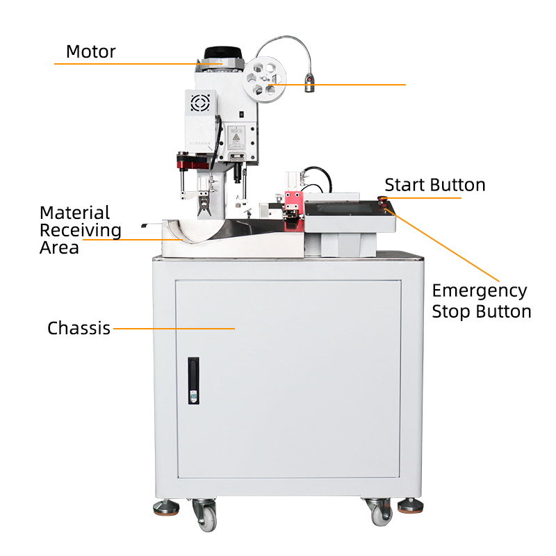 ZJ-A01W Single-head automatic cable cutting and stripping terminal crimping machine wire and cable machine