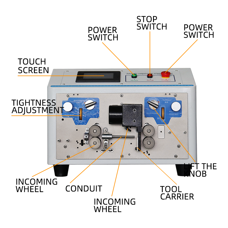 ZJ-8006 Zhengjia cable electric wire copper line manufacturers wire stripping machine data cable making machine