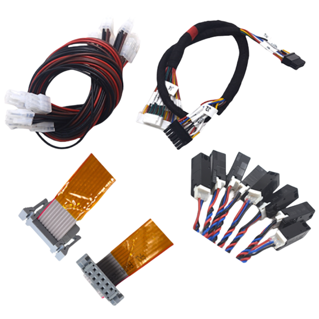 Factory manufacturing customized  all kinds of  Industrial Wire Harness Electrical Cables JST Molex TE  connector wire harness