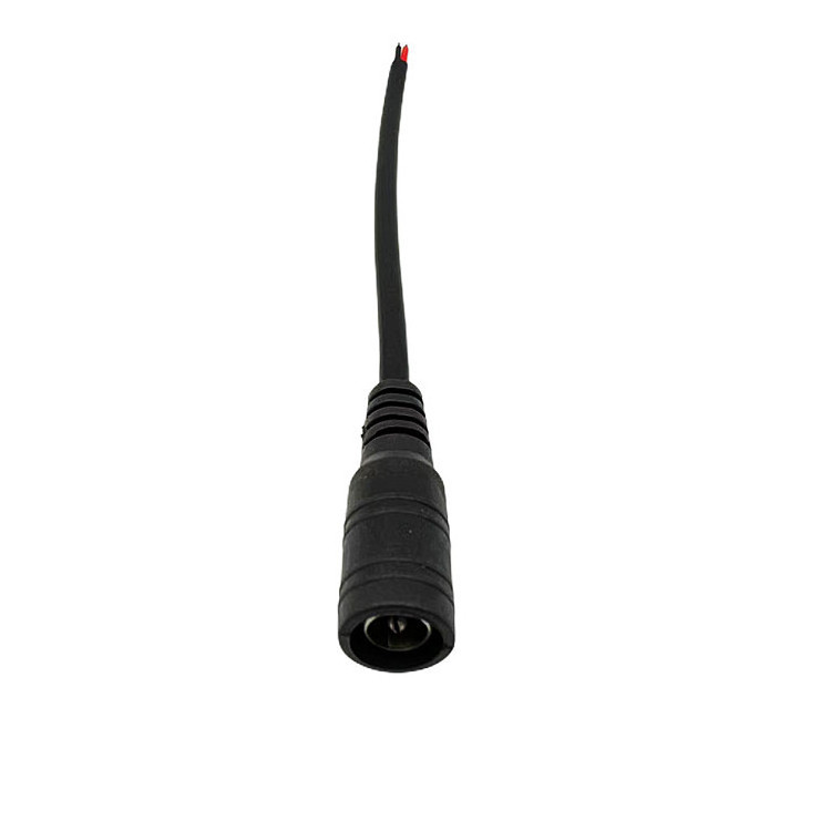 Custom DC5.5*2.1 Power cable 22AWG pure copper DC cable female single head 15cm power cable