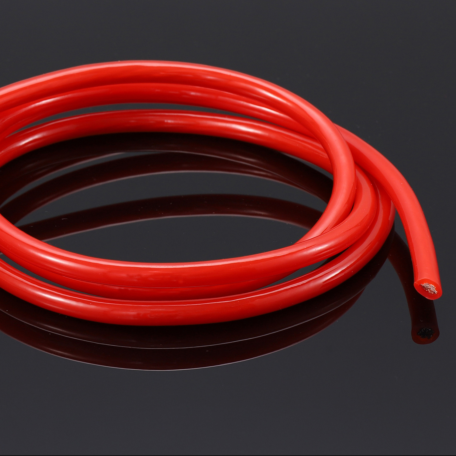 4AWG 6AWG 8AWG 10AWG Copper or CCA Power Ground Wire Cable Red Color Battery Cable Wire RV Automotive Wiring, Car Amp