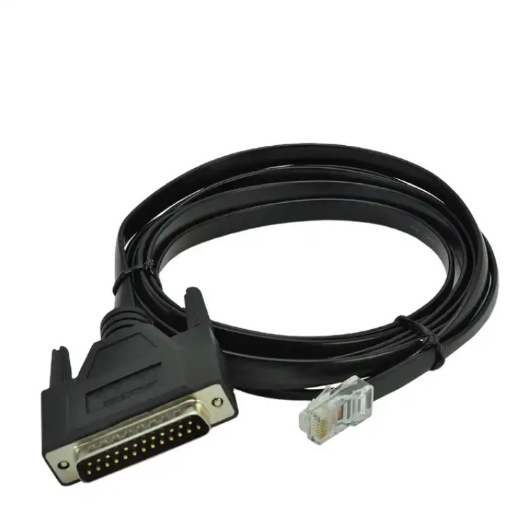 DB25 to RJ45 Modem Console Cable 72-3663-01 New Compatible Ethernet Lan Cable