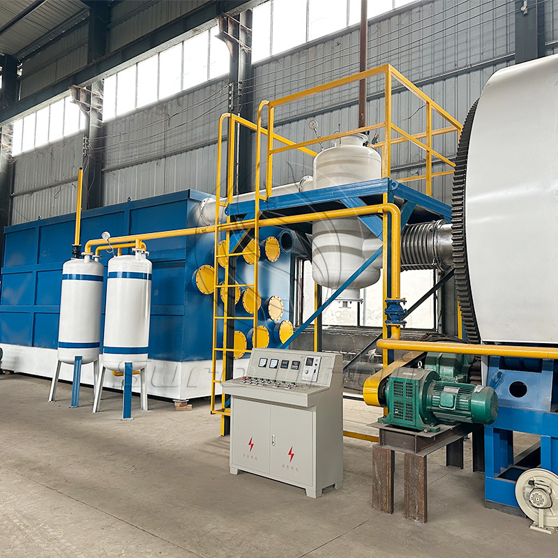 Small Scale Waste Tire Pyrolysis to Carbon Black and Oil Recycling Machine