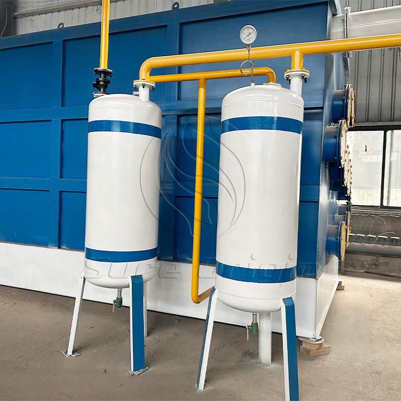 Small Scale Waste Tire Pyrolysis to Carbon Black and Oil Recycling Machine