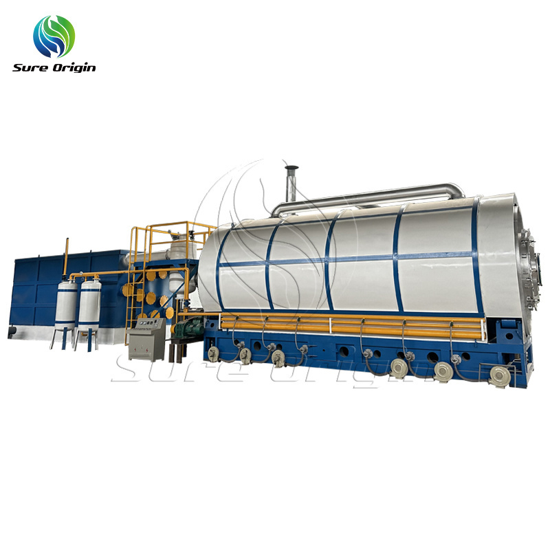 Two Shaft Shredder Waste Tyre Plastic Recycling Machinery Machine Equip Tire Recycling Line