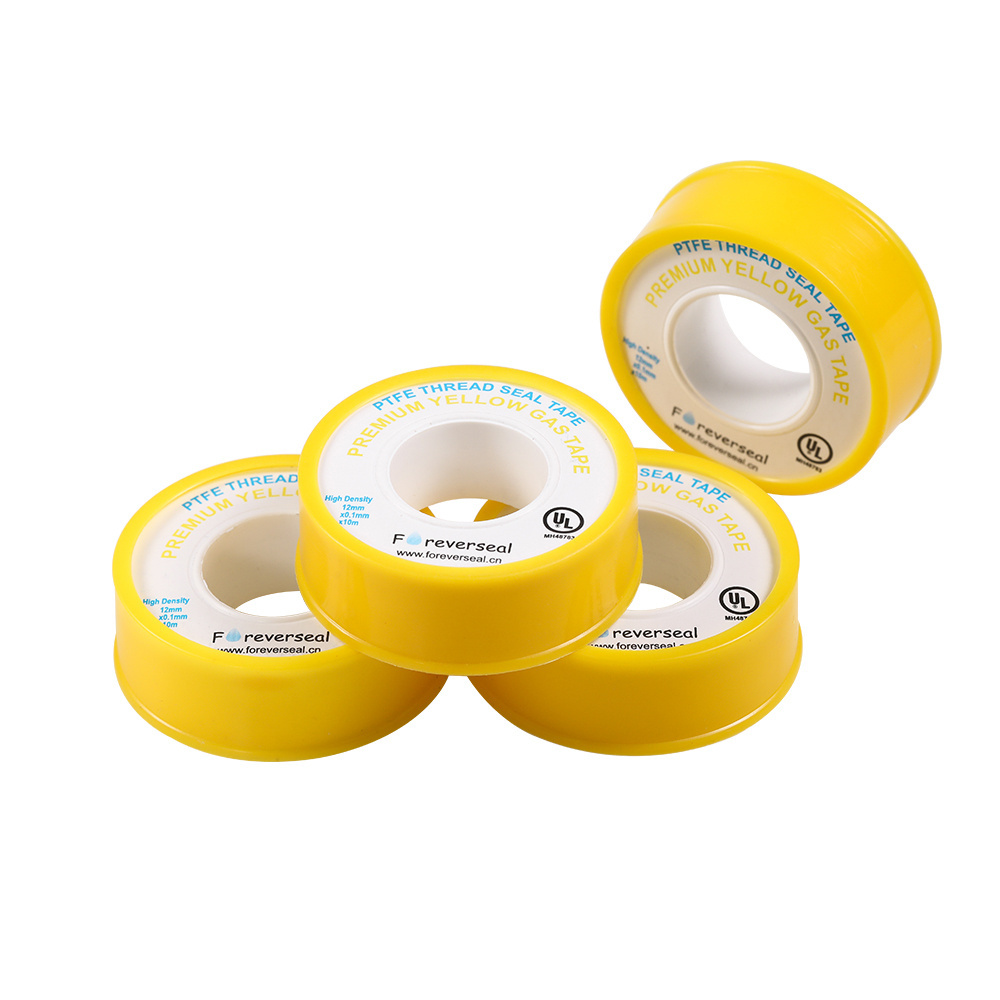 Yellow Gas Pipe Thread Sealant Tape for Propane,Natural Gas