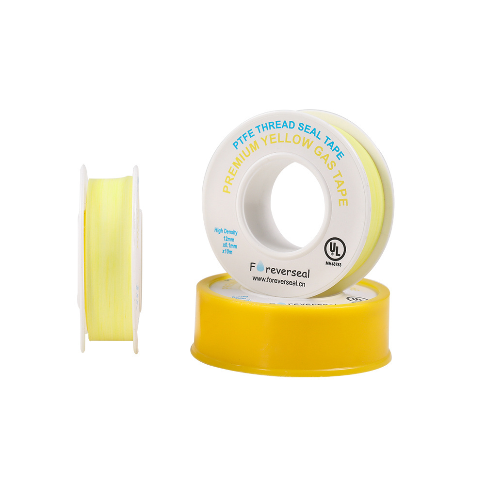 Yellow Gas Pipe Thread Sealant Tape for Propane,Natural Gas