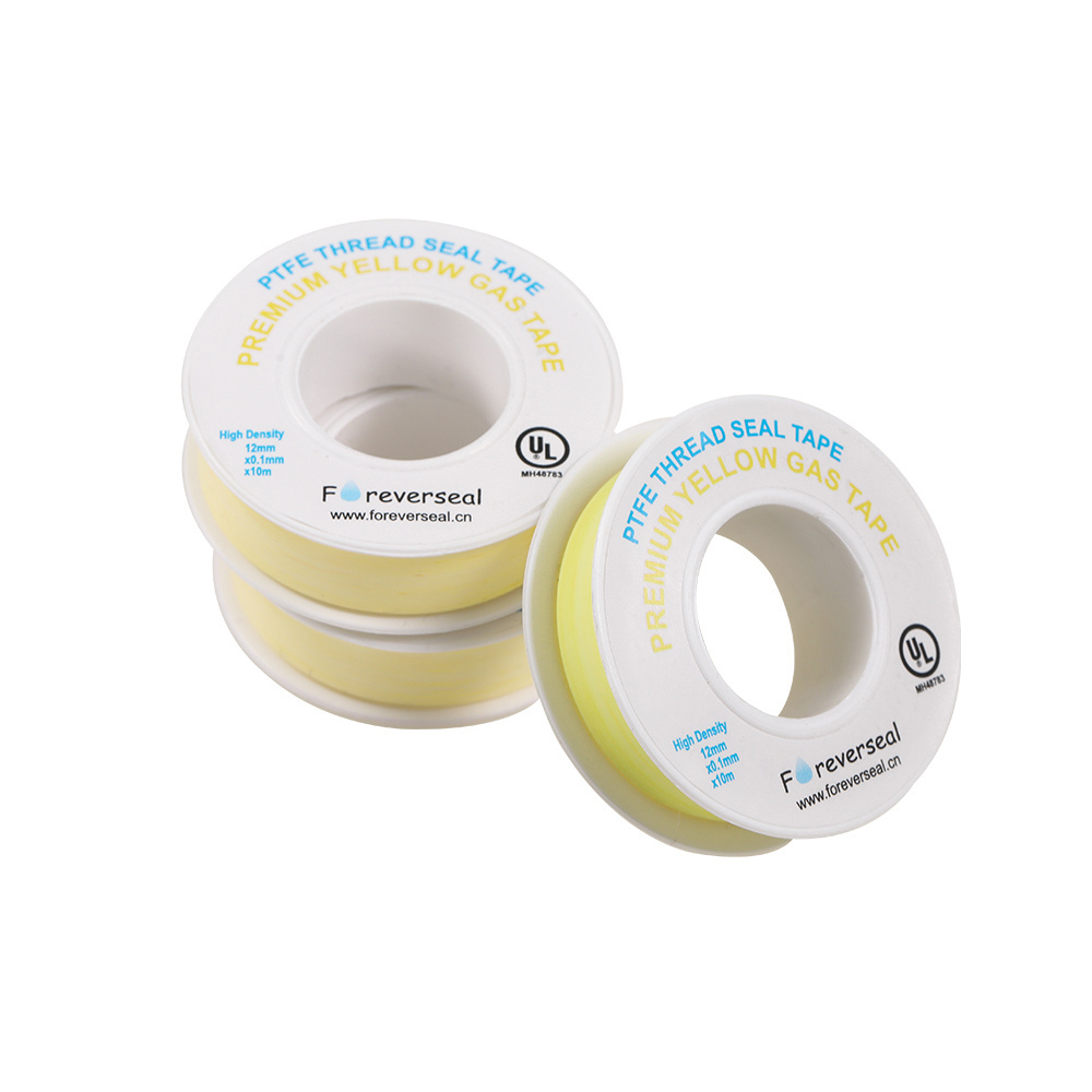 Yellow Gas Pipe Thread Sealant Tape for Propane,Natural Gas