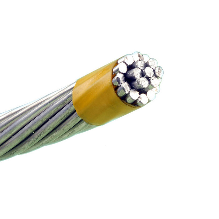 Bare Cable Resistance ACSR Hawk Aluminum Conductor Steel Electric Wire Cable