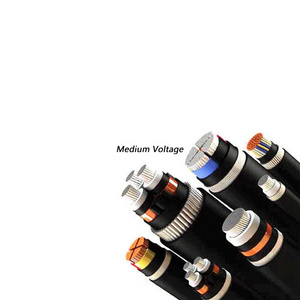 Medium Voltage MV Copper Aluminium Conductor 1 3 Multi Core 50 70 95 150 240 300 mm  PVC SWA Armoured industrial power Cable