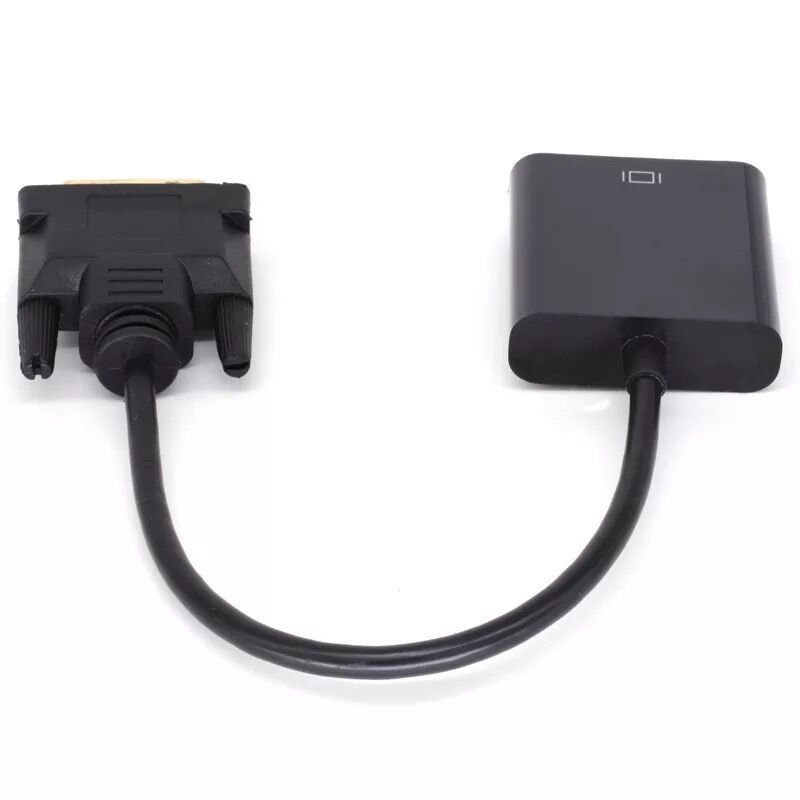 Active DVI to VGA Adapter Dual Link DVI D to VGA Cable Converter 1080P