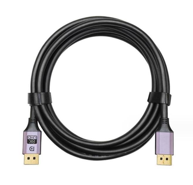 Certified Ultra Slim & Thin 8K 4K Display Port 1.4 Cable(DP Cable) Support 8K@60Hz, 4K@144Hz 32.4Gbps for Laptop,PC,Monitor