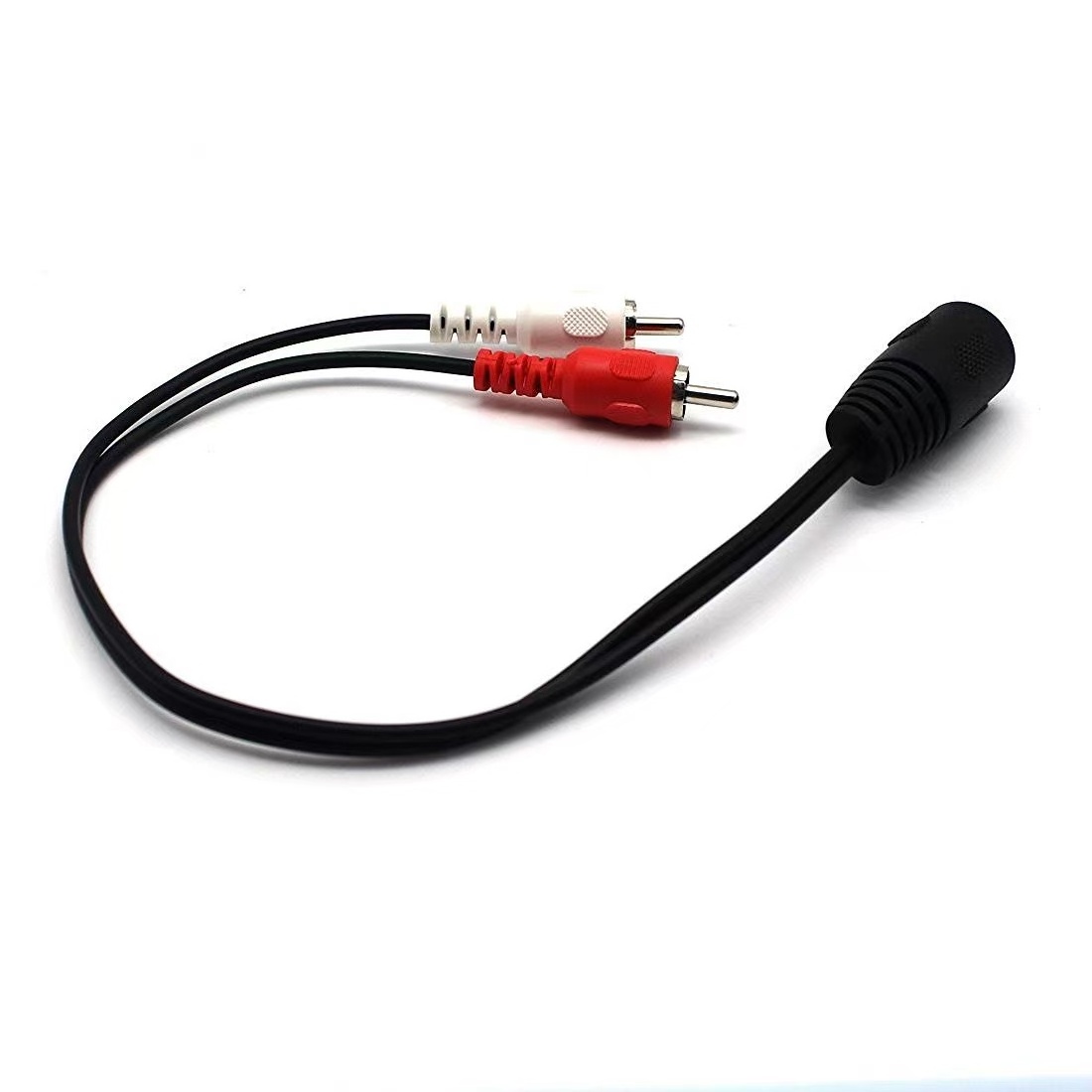 DIN 5 Pin to RCA Cable 1ft/30cm 5-Pin Din Female to 2 RCA Male Audio Adapter Cable for Electrophonic Bang & Olufsen, Nai