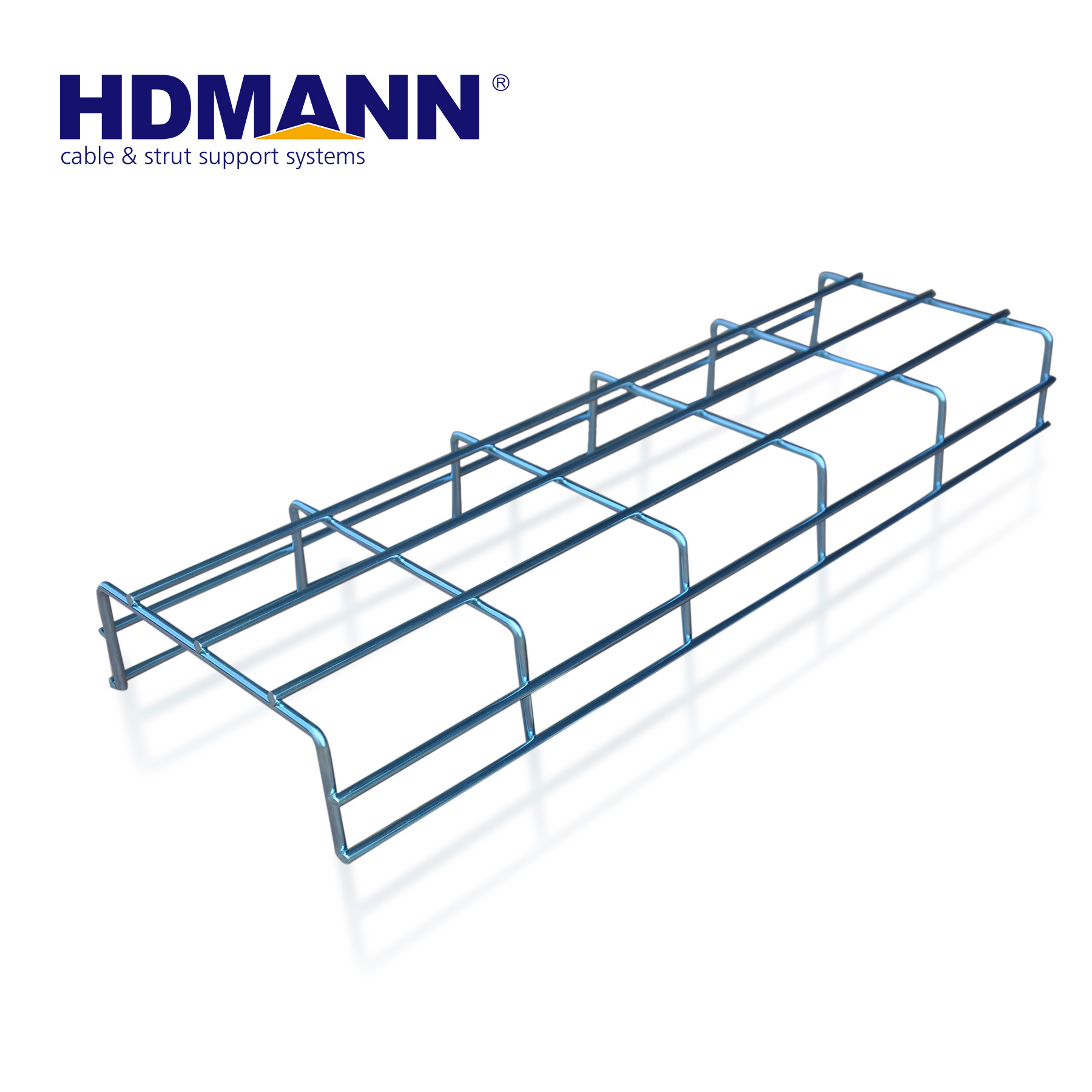 HDMANN Stainless Steel Wire Basket Cable Tray with Accessories