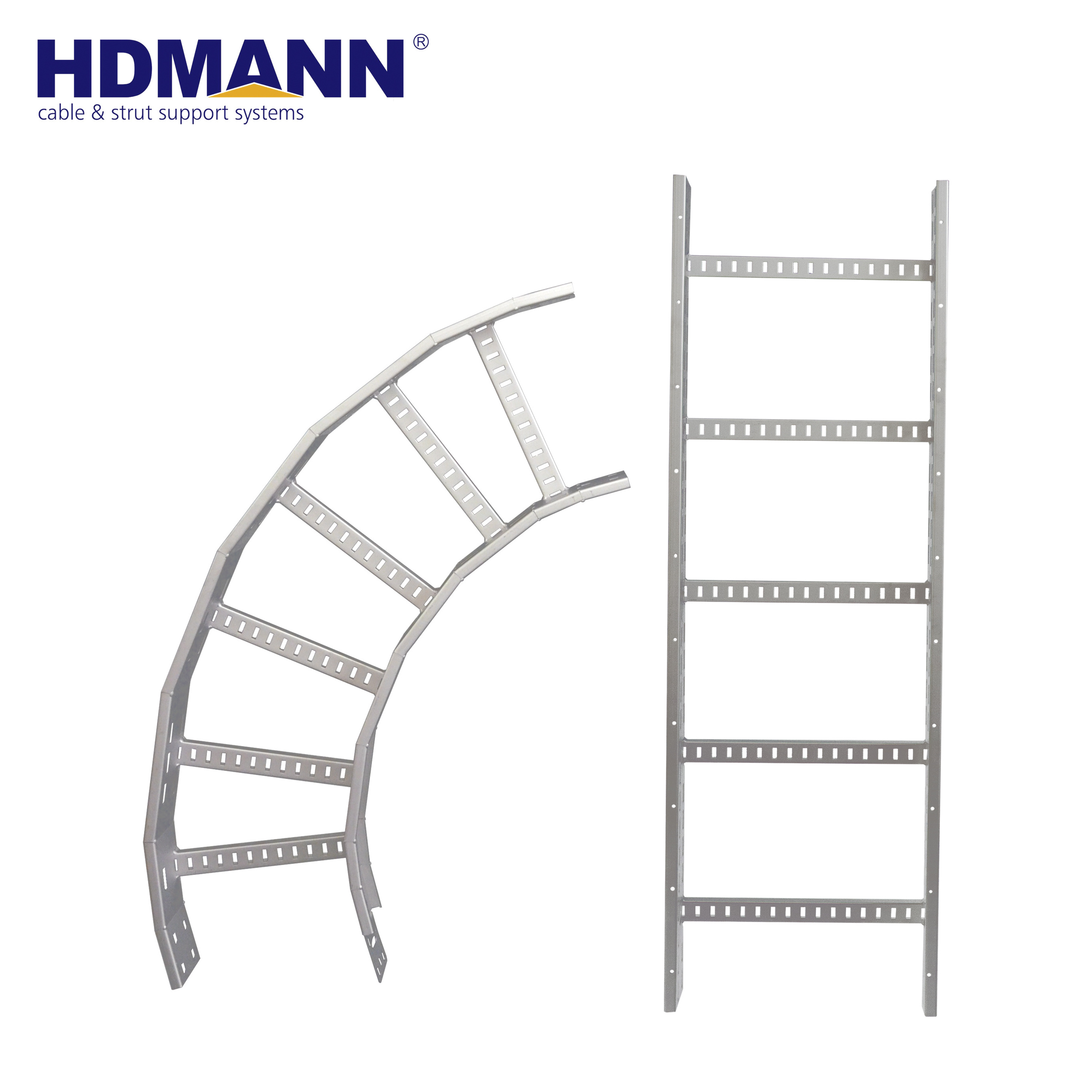 Best Quality NEMA Cable Ladder /ladder Cable Tray / Cable Rack Steel 0.8-3.0mm CN;JIA Hdmann Silver ZP,HDG.SS304 SS316