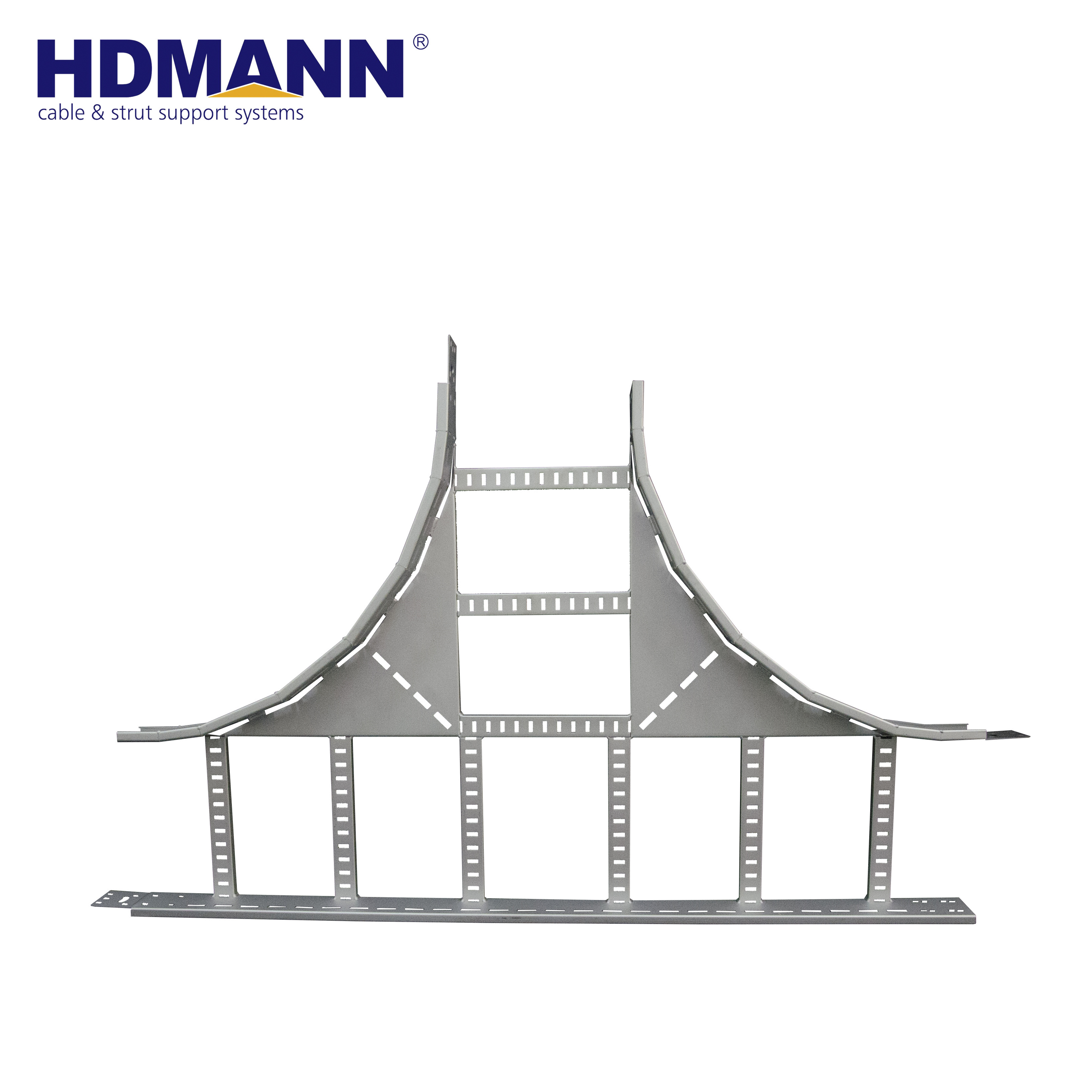 Galvanized Steel Cable ladder cable rack 200mm-3000mm Cable Tray Supplier