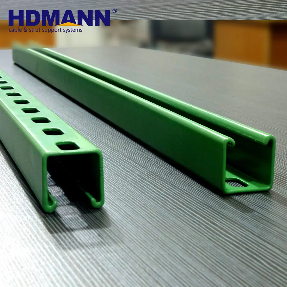 HDMANN Fully Certified Unistrut Slotted Cold Formed C Type Strut Channel