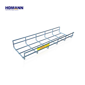 HDMANN Stainless Steel Wire Basket Cable Tray with Accessories