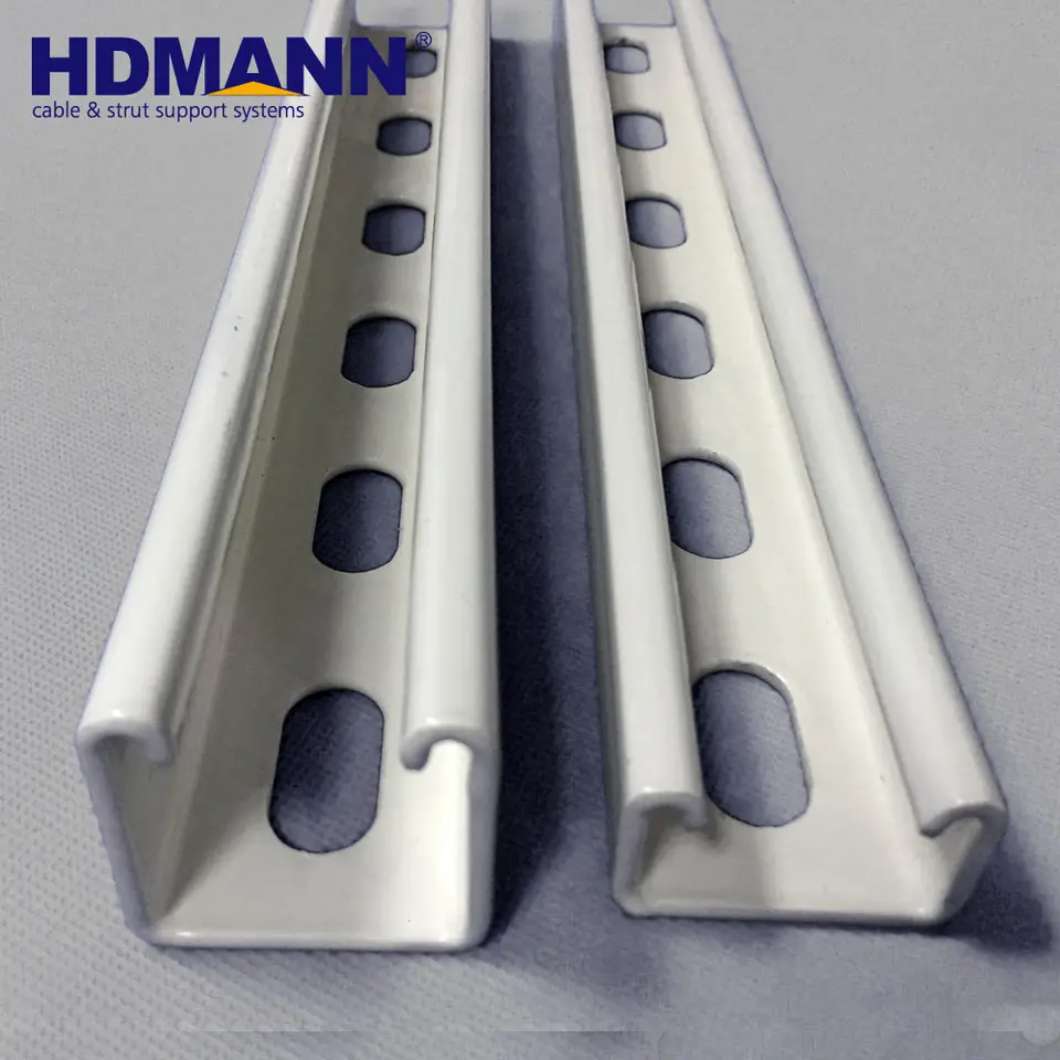 HDMANN Fully Certified Unistrut Slotted Cold Formed C Type Strut Channel