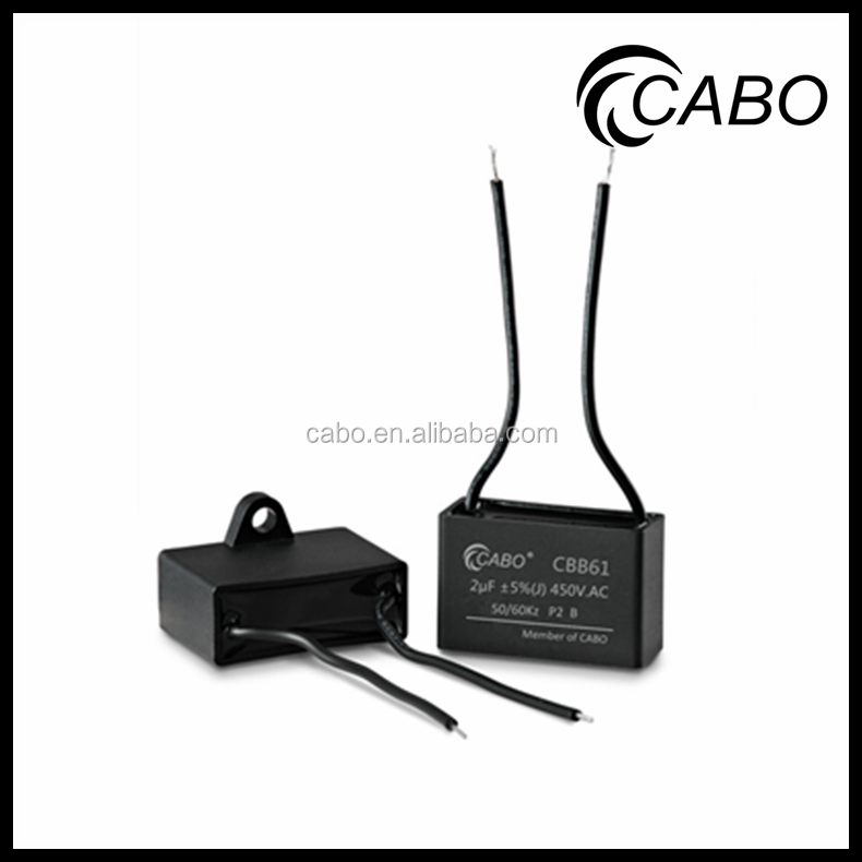 CABO Brand AC motor use capacitor 450Vac electric fan capacitor