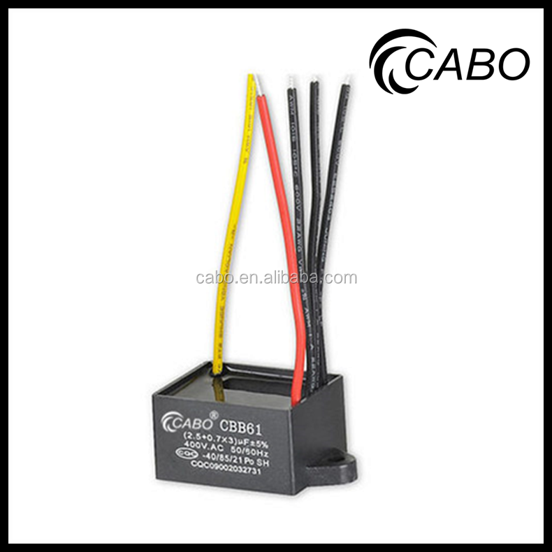 CABO Brand AC motor use capacitor 450Vac electric fan capacitor