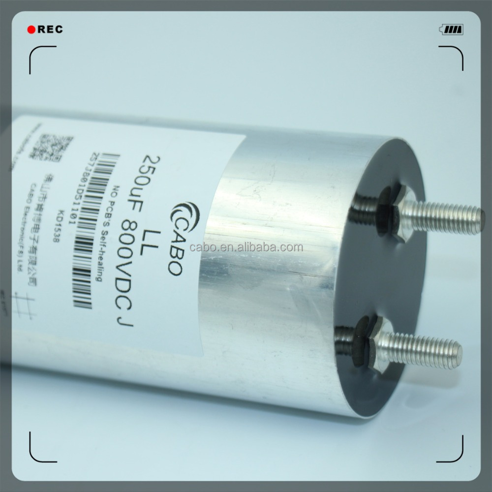 Capacitor For welding machine/Solar inverter 100uF 250uF 420uF 800V 1100V DC DC link capacitor MKP-LL