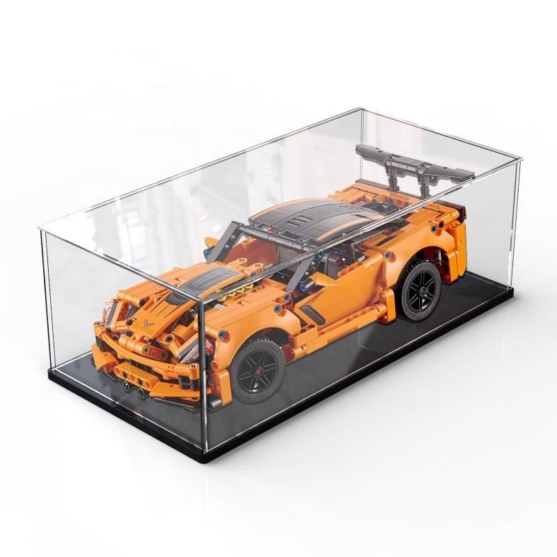 Custom Transparent Acrylic Collection For lego Technic Porsche 911 GT3 Car Model Display Box For Sale